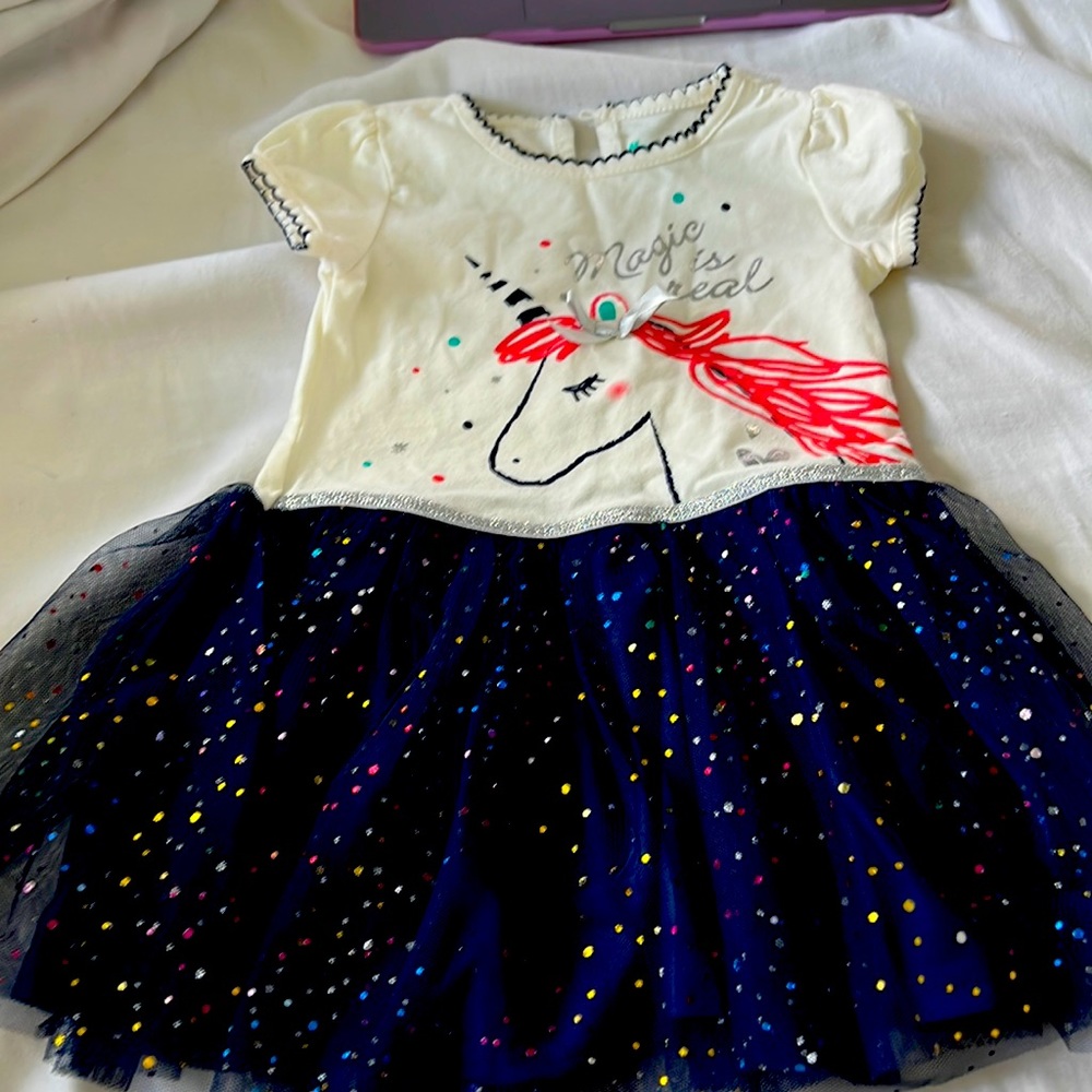 Unicorn  sparkle tutu dress 24 month